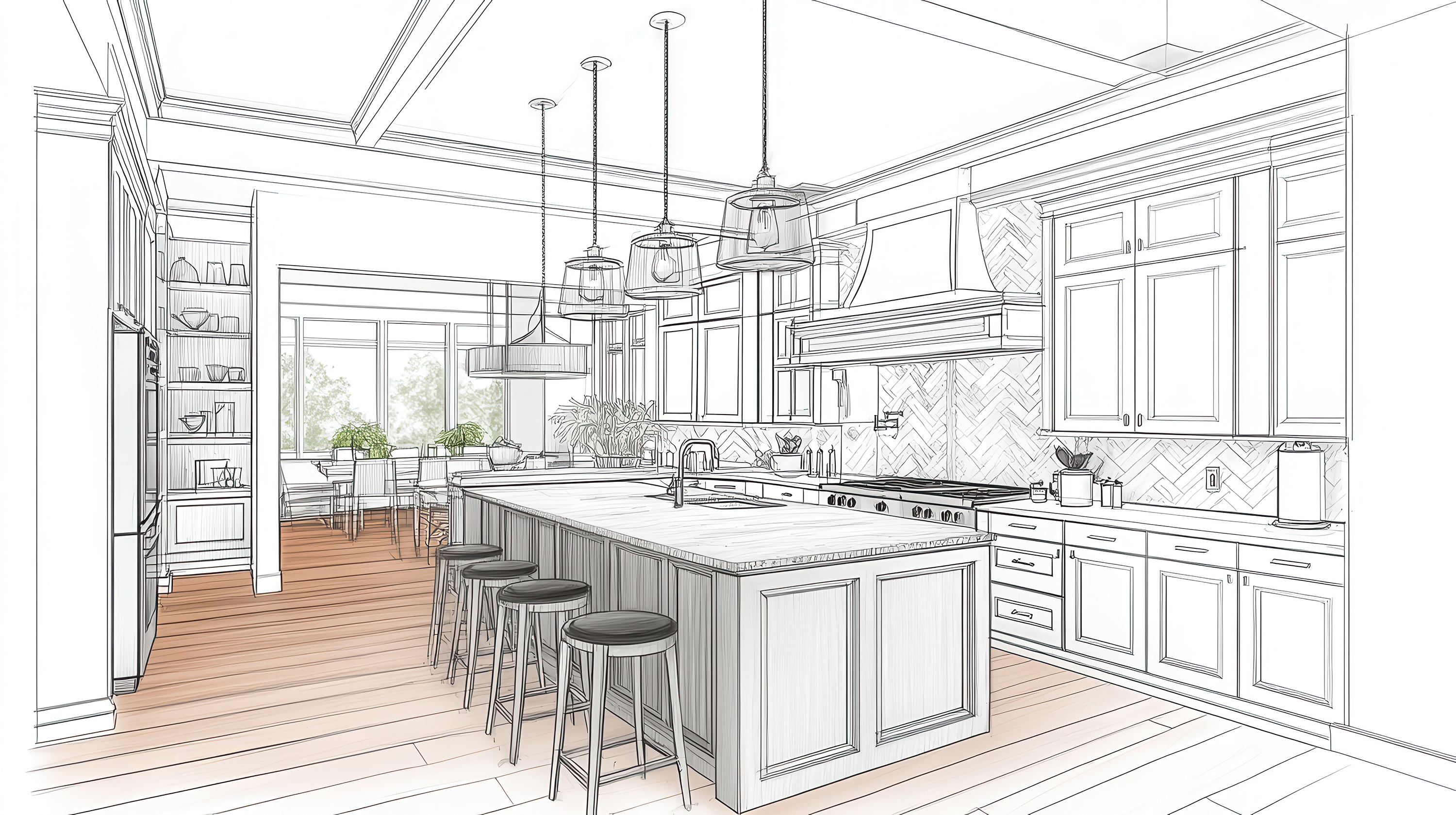 Bathroom and kitchen design and material selection